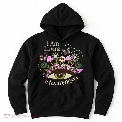 I Am Loving Awareness Ram Dass Mantra Mandala Hoodie