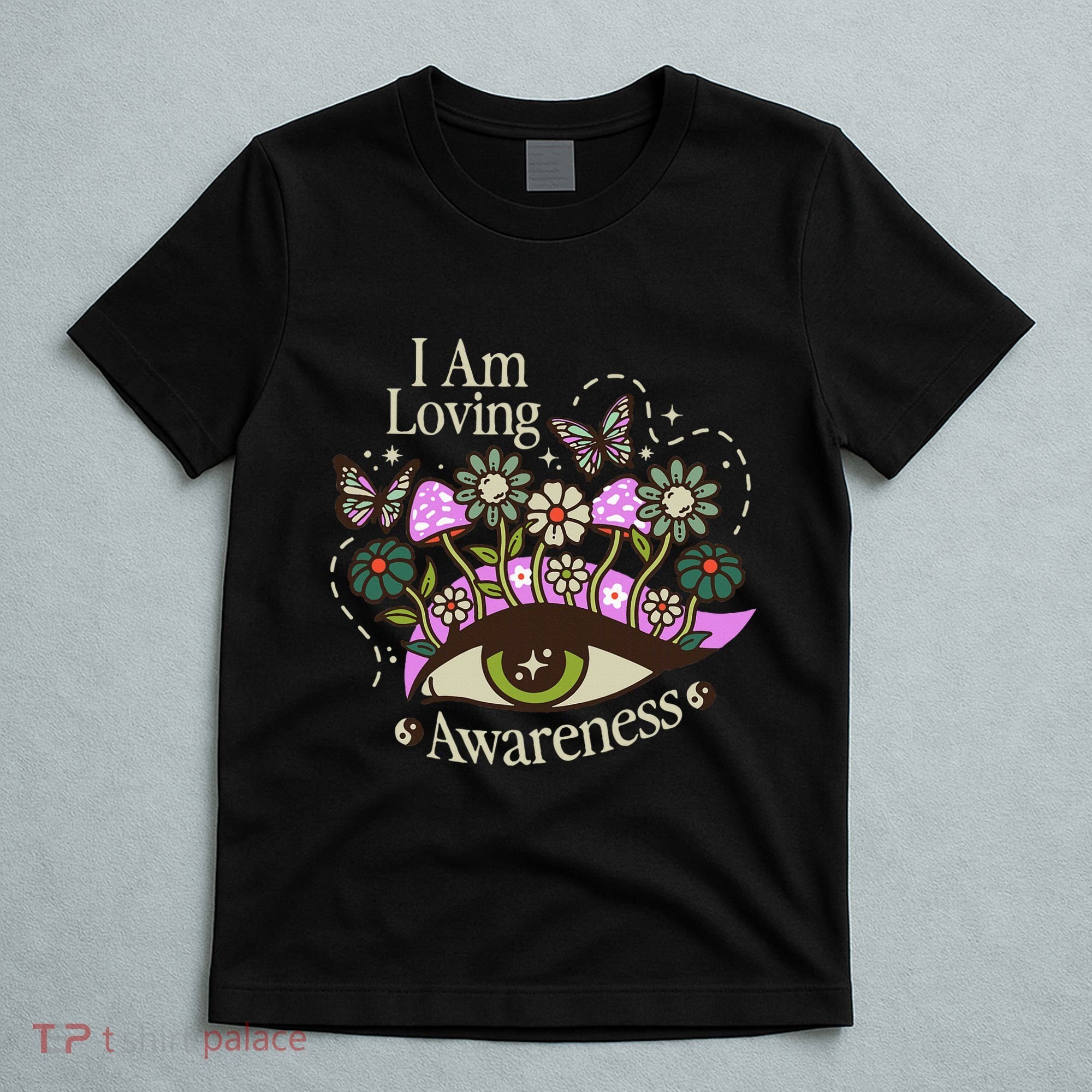 I Am Loving Awareness Ram Dass Mantra Mandala T-Shirt