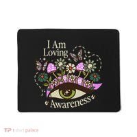 I Am Loving Awareness Ram Dass Mantra Mandala Mousepad thumb 0