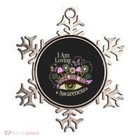 I Am Loving Awareness Ram Dass Mantra Mandala Ornament thumb 0
