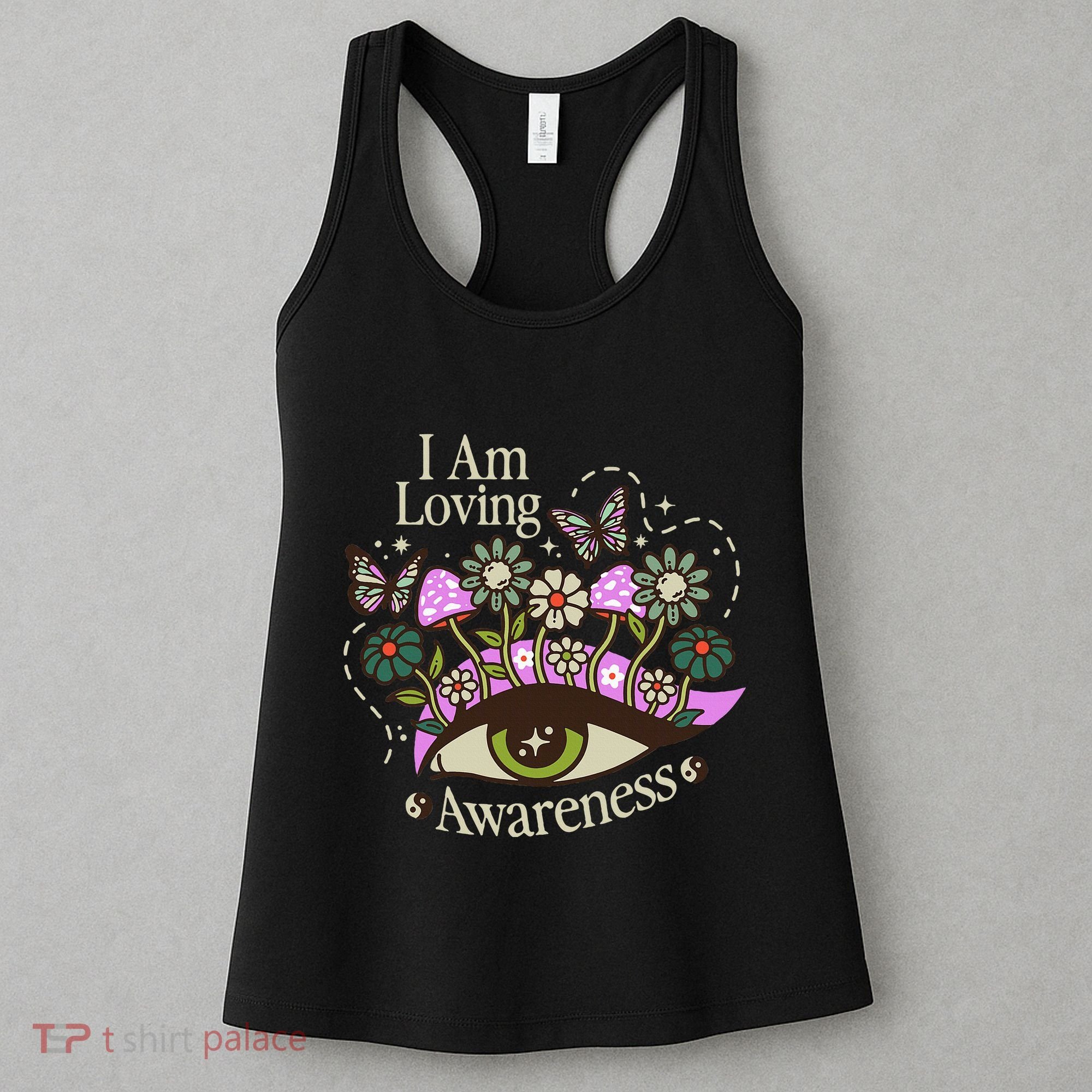 I Am Loving Awareness Ram Dass Mantra Mandala Women's Tank Top