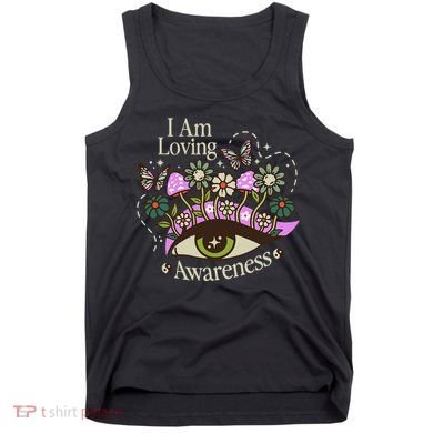 I Am Loving Awareness Ram Dass Mantra Mandala Tank Top