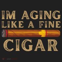 Im Aging Like A Fine Cigar Birthday Golf Towel thumb 3