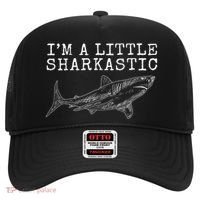 Im A Little Sharkastic Funny Shark Sarcastic Hat thumb 0