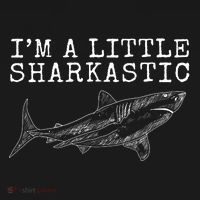 Im A Little Sharkastic Funny Shark Sarcastic Toddler T-Shirt thumb 4