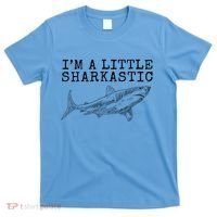 Im A Little Sharkastic Funny Shark Sarcastic T-Shirt thumb 0