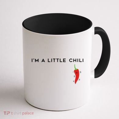 I'm A Little Chili Red Hot Pepper Funny Coffee Mug back