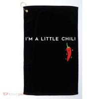 I'm A Little Chili Red Hot Pepper Funny Golf Towel thumb 0