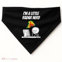 I’M A Little Radar Nerd USA-Made Doggie Bandana thumb 0