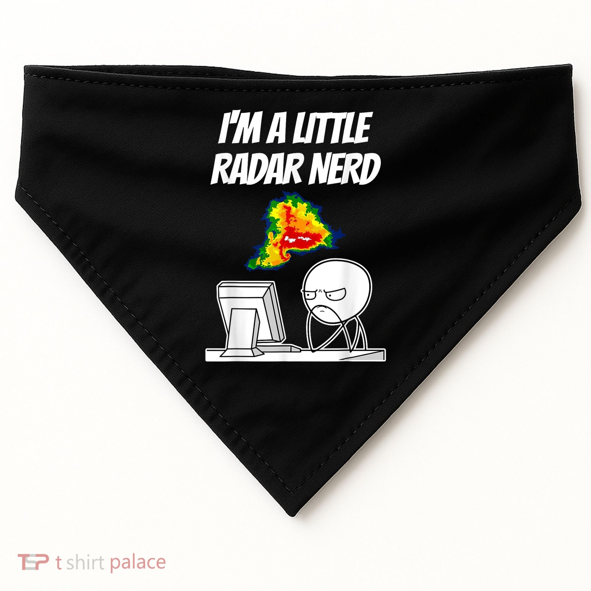 I’M A Little Radar Nerd USA-Made Doggie Bandana