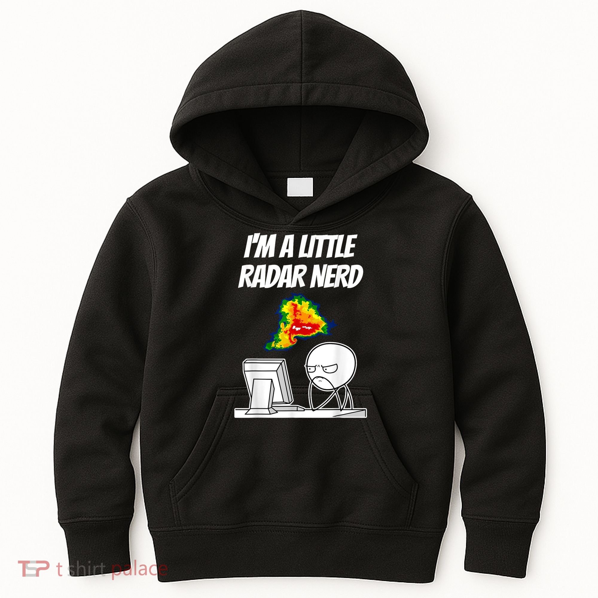 I’M A Little Radar Nerd Kids Hoodie