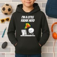 I’M A Little Radar Nerd Kids Hoodie thumb 2