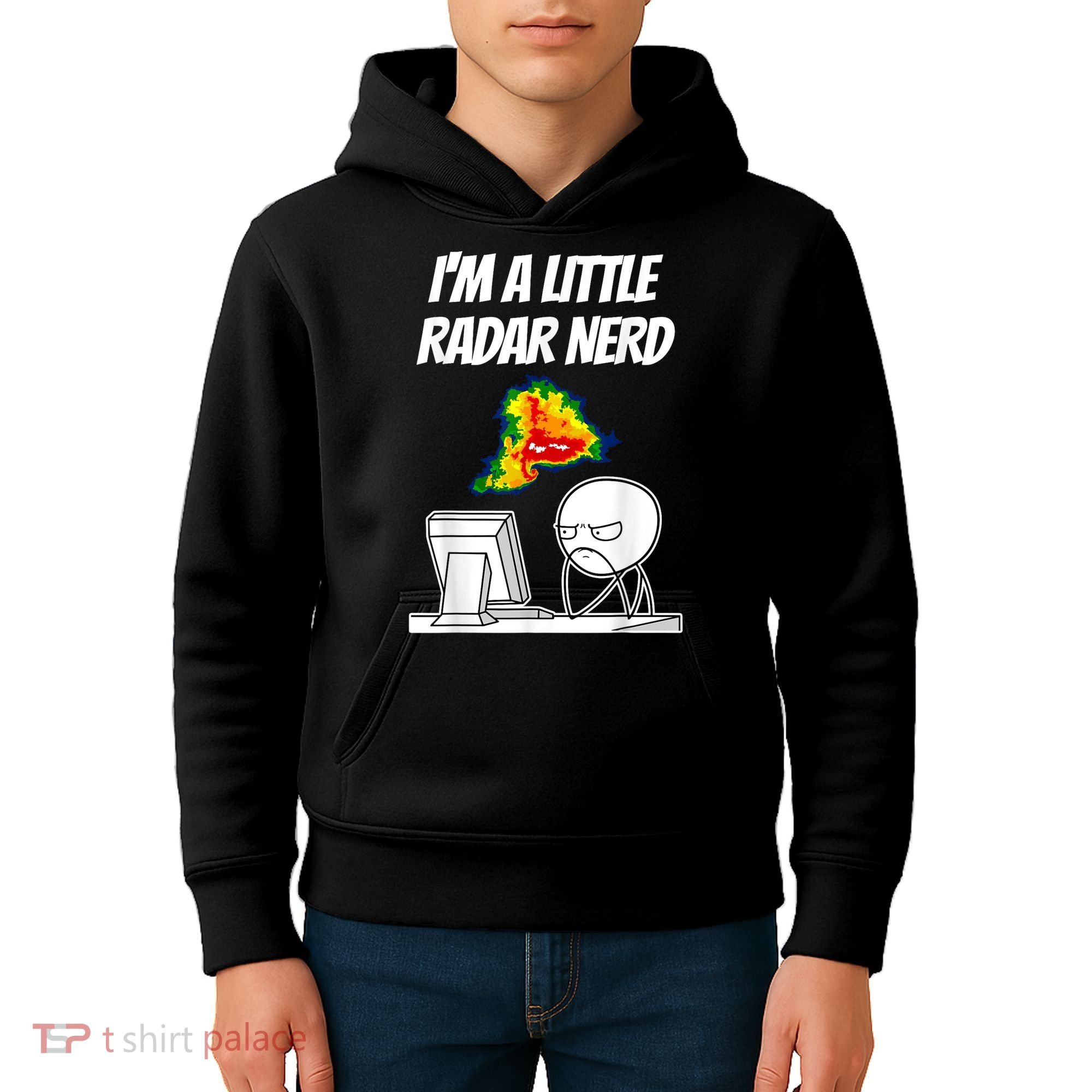I’M A Little Radar Nerd Kids Hoodie