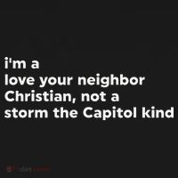 I’M A Love Your Neighbor Christian Not A Storm Capitol Kind Mousepad thumb 1