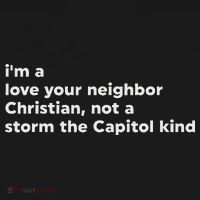 I’M A Love Your Neighbor Christian Not A Storm Capitol Kind Women's Hoodie thumb 2