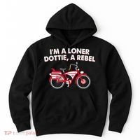 Im A Loner Dottie A Rebel Bicycle Hoodie thumb 0