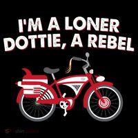 Im A Loner Dottie A Rebel Bicycle Ornament thumb 1