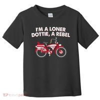 Im A Loner Dottie A Rebel Bicycle Toddler T-Shirt thumb 0
