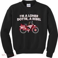 Im A Loner Dottie A Rebel Bicycle Kids Sweatshirt thumb 0