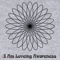 I Am Loving Awareness Ram Dass Teaching Tra And Dala Gift Women's Racerback Cropped Tank thumb 2