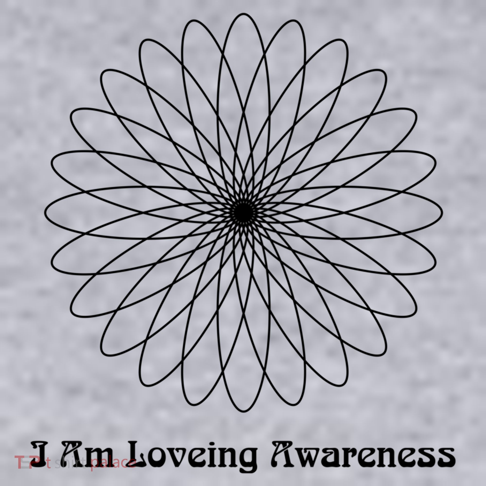 I Am Loving Awareness Ram Dass Teaching Tra And Dala Gift Women's Racerback Cropped Tank