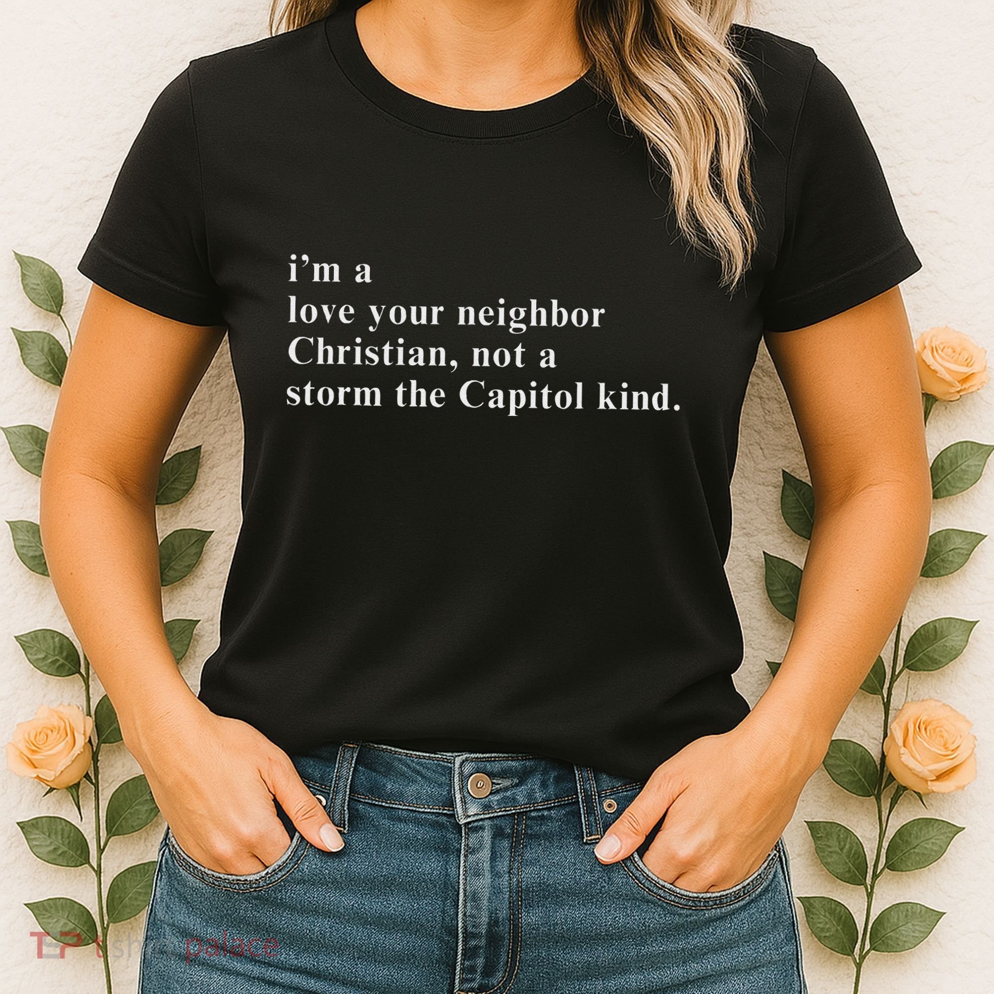 IM A Love Your Neighbor Christian Gift Women's T-Shirt