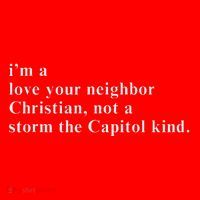 IM A Love Your Neighbor Christian Gift Santa Hat thumb 1
