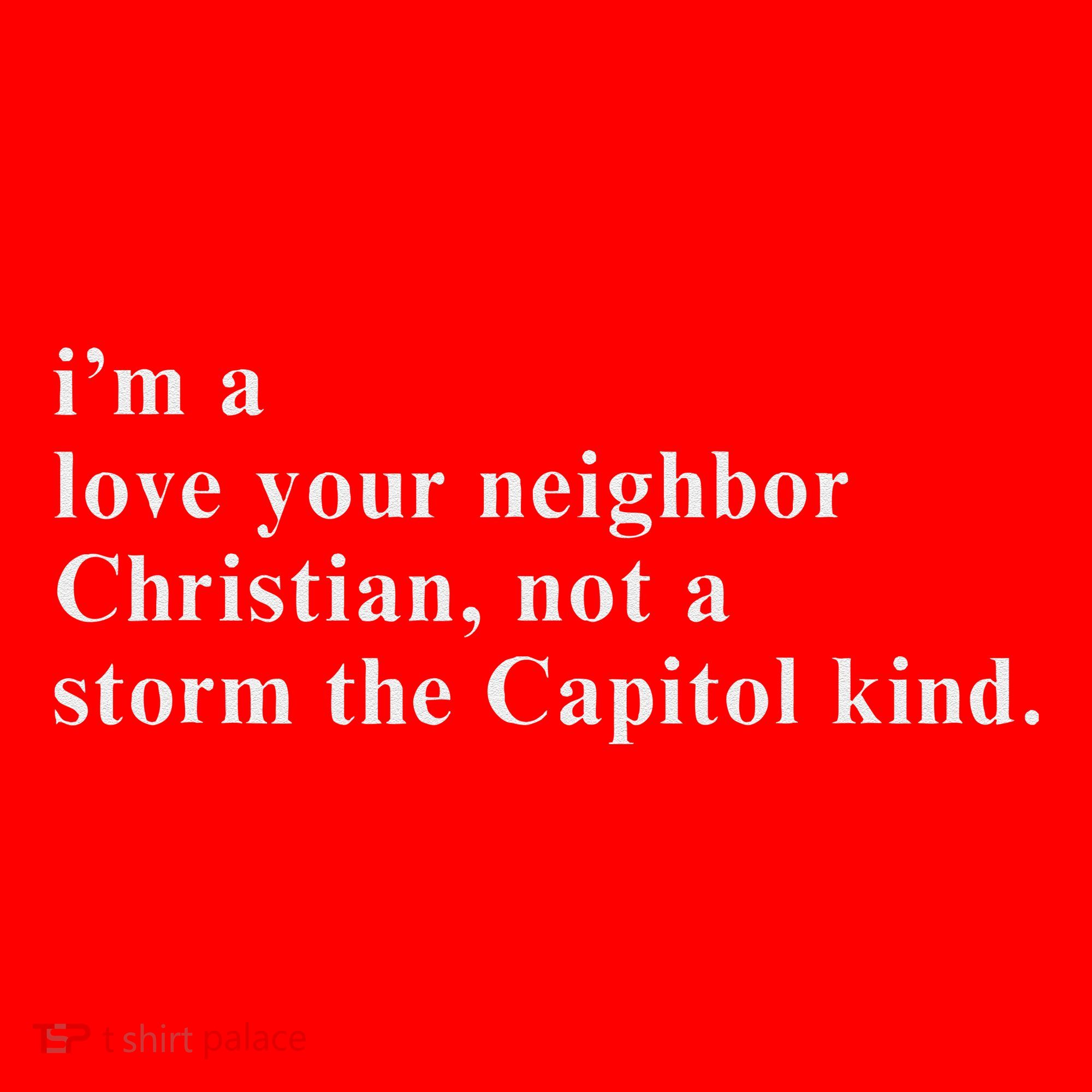 IM A Love Your Neighbor Christian Gift Santa Hat