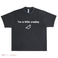 Im A Little Crabby Urban Oversized Heavyweight T-Shirt thumb 0