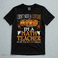I’m A Math Teacher My Job Title Is Scary Enough Halloween T-Shirt thumb 5