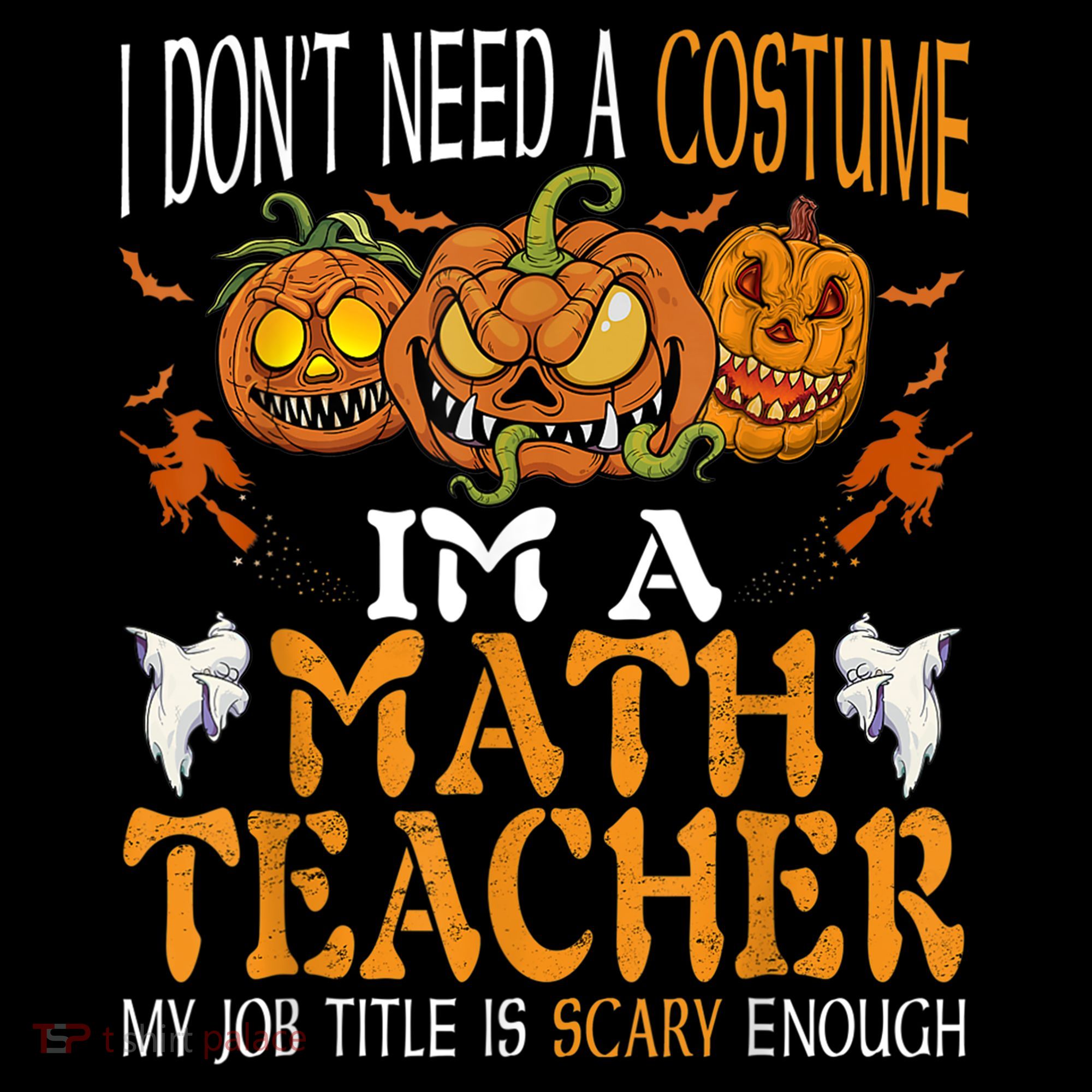 I’m A Math Teacher My Job Title Is Scary Enough Halloween Coffee Mug