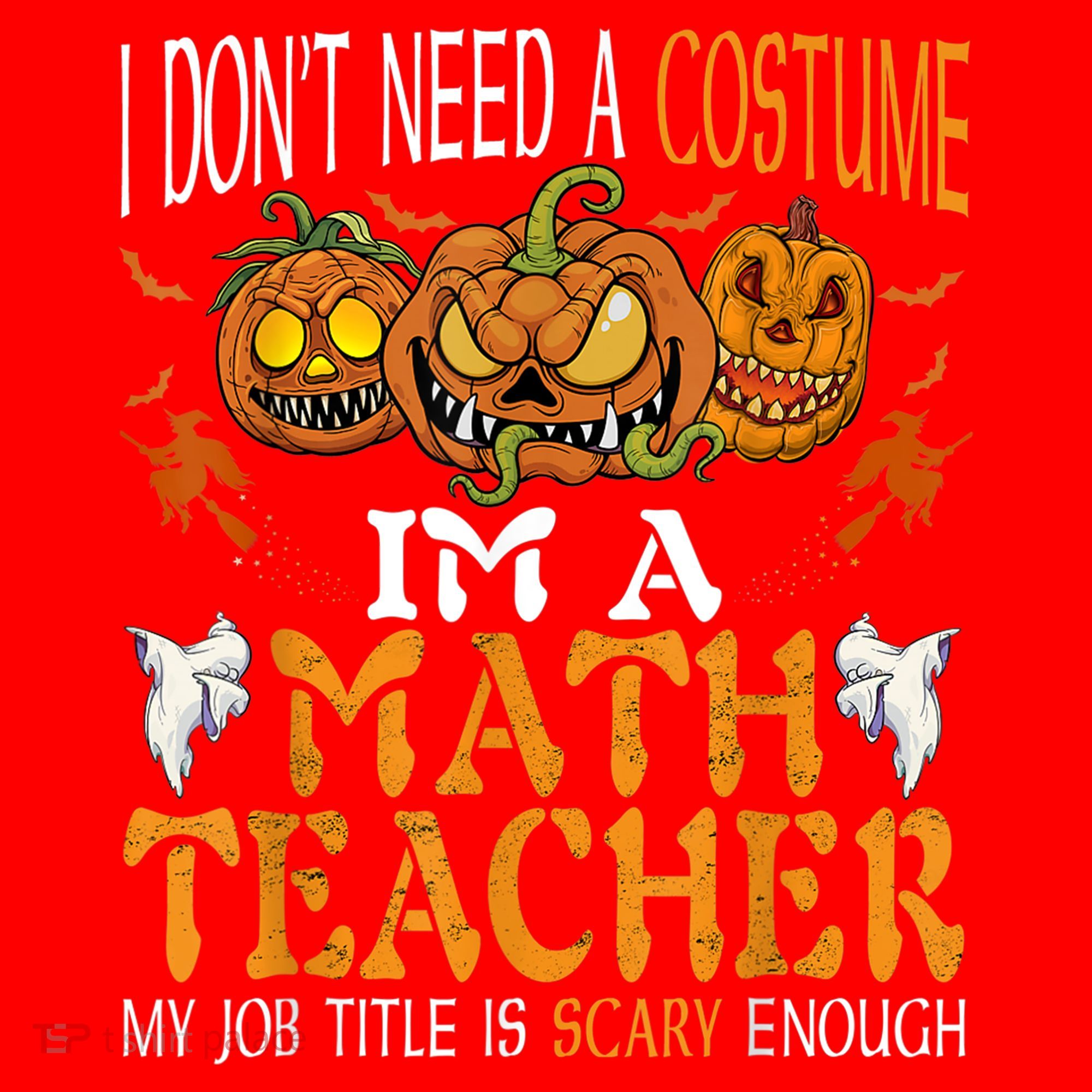I’m A Math Teacher My Job Title Is Scary Enough Halloween Santa Hat