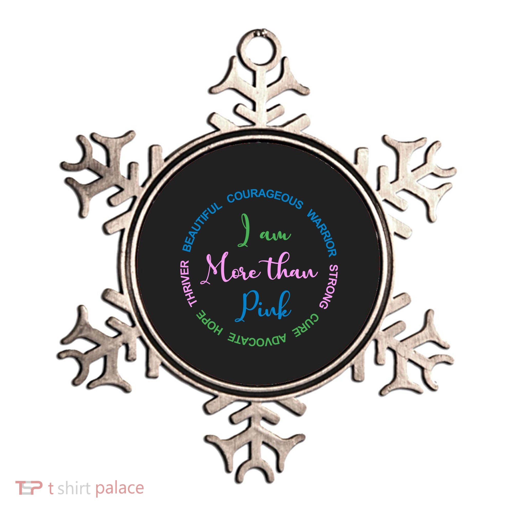 I Am More Than Pink Breast Cancer Awareness Ornament