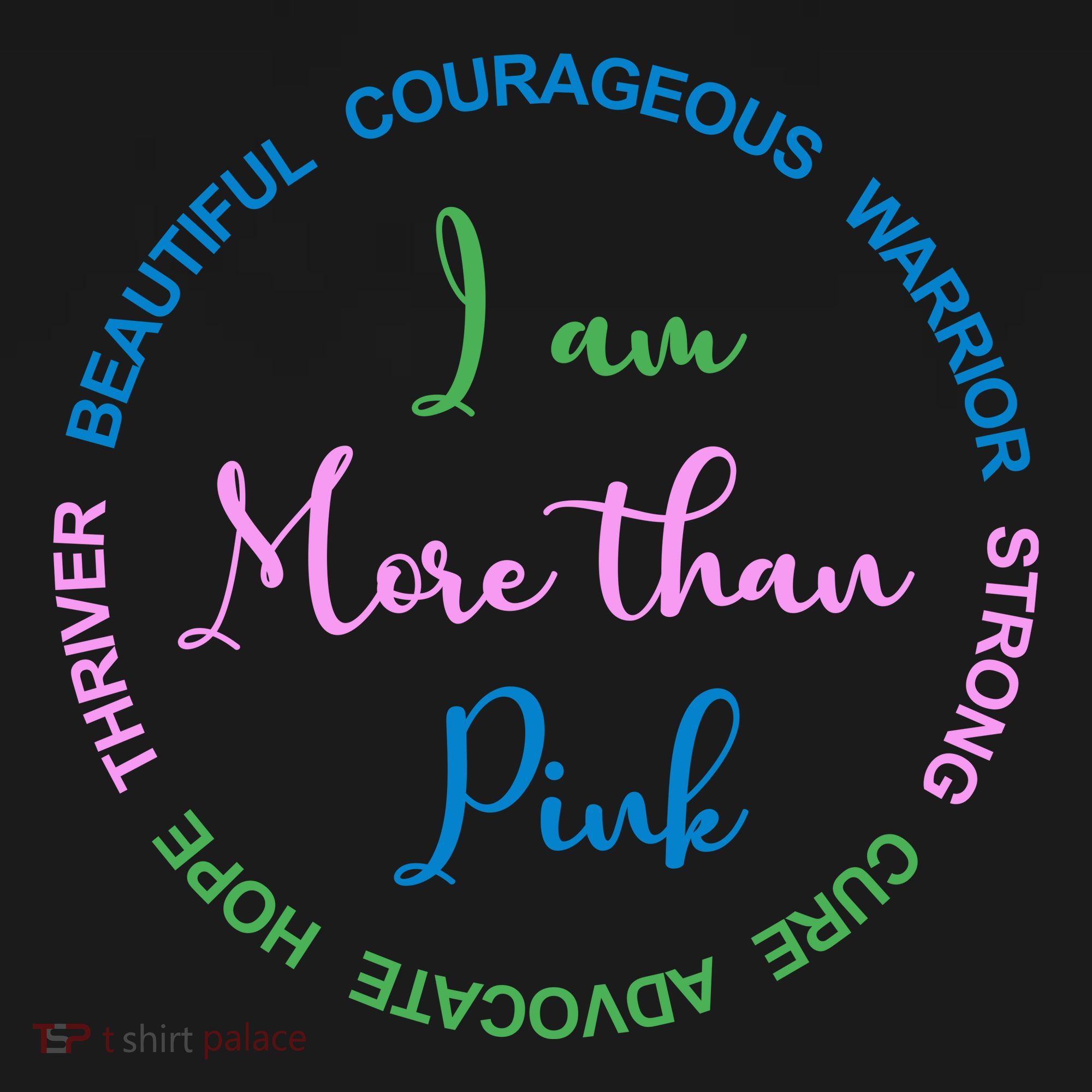 I Am More Than Pink Breast Cancer Awareness Visor
