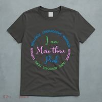 I Am More Than Pink Breast Cancer Awareness T-Shirt thumb 5