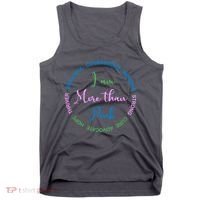I Am More Than Pink Breast Cancer Awareness Tank Top thumb 0
