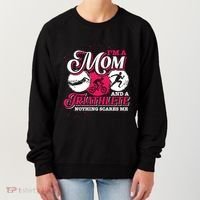 Im A Mom And A Triathlete Triathlon Cute Gift Women's Sweatshirt thumb 0