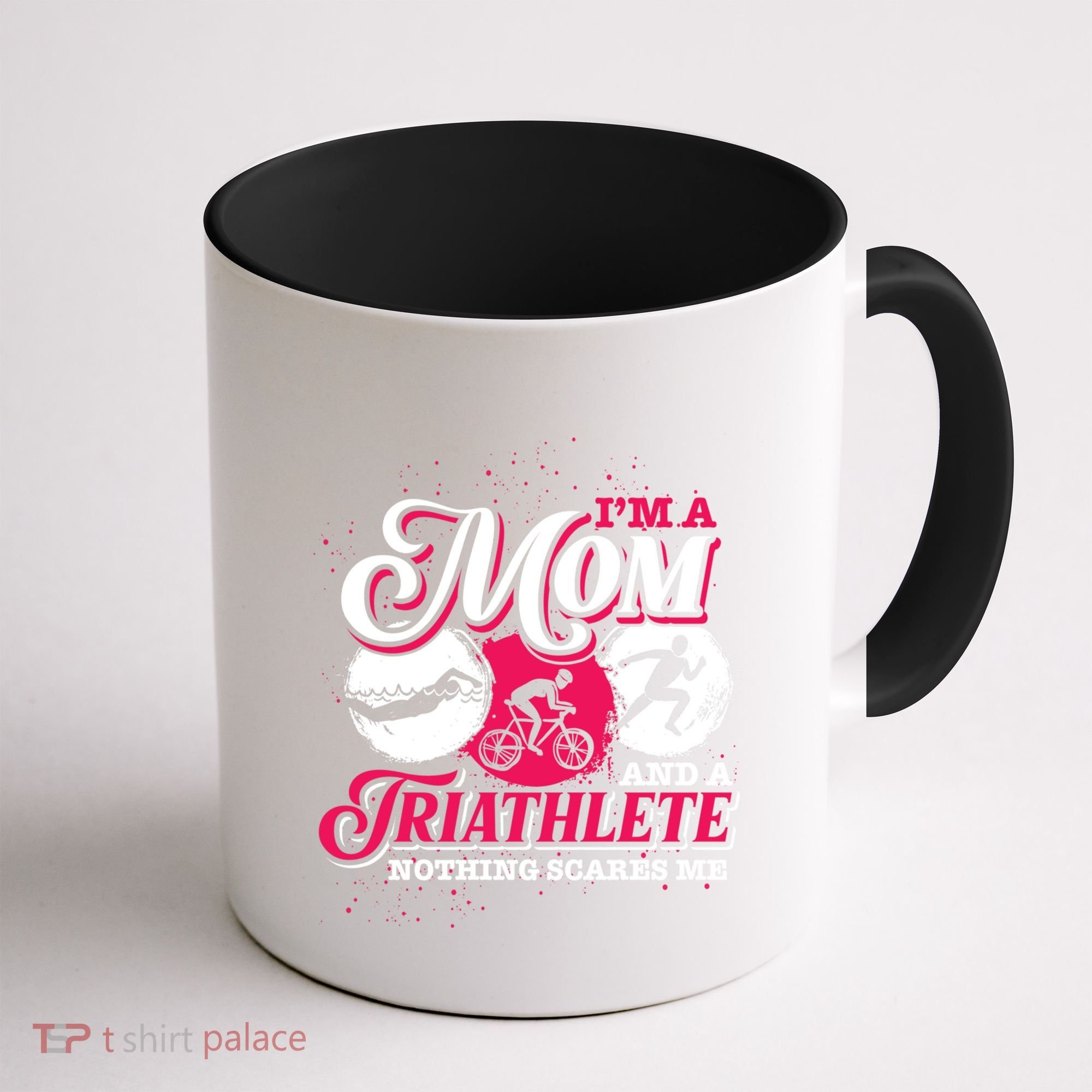 Im A Mom And A Triathlete Triathlon Cute Gift Coffee Mug
