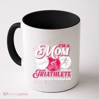 Im A Mom And A Triathlete Triathlon Cute Gift Coffee Mug thumb 0
