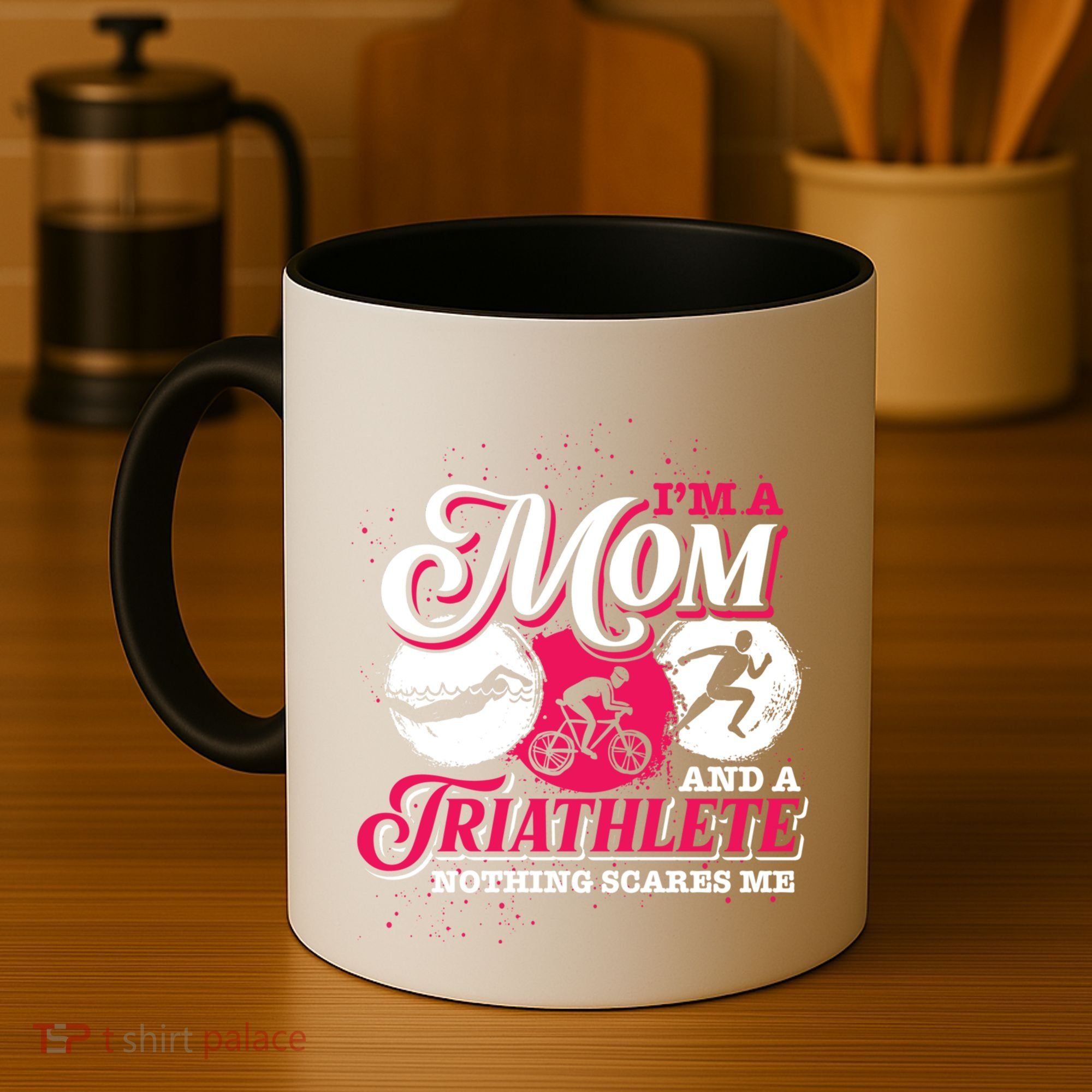 Im A Mom And A Triathlete Triathlon Cute Gift Coffee Mug