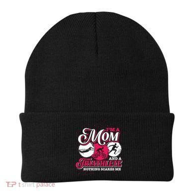 Im A Mom And A Triathlete Triathlon Cute Gift Beanie