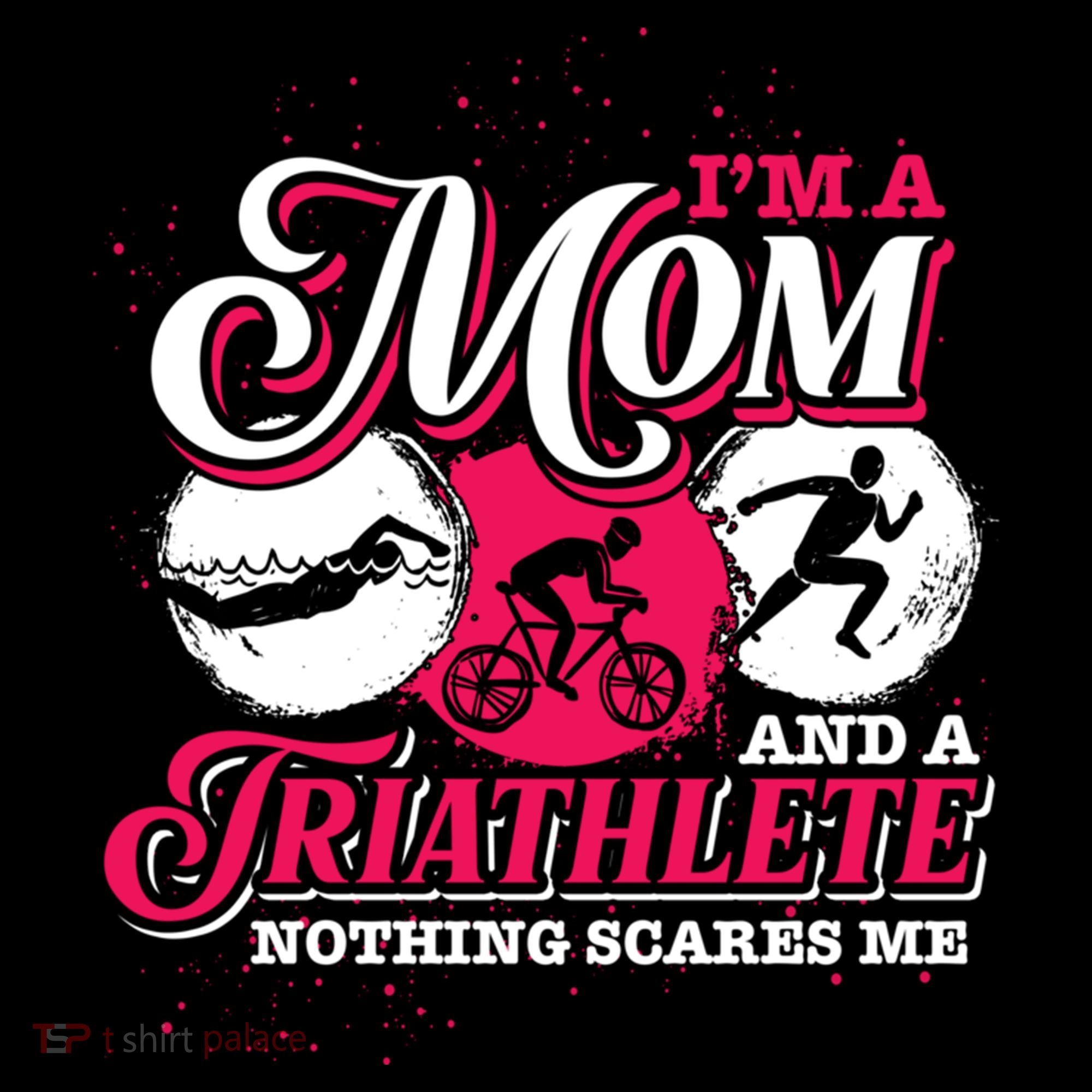 Im A Mom And A Triathlete Triathlon Cute Gift Women's Hoodie