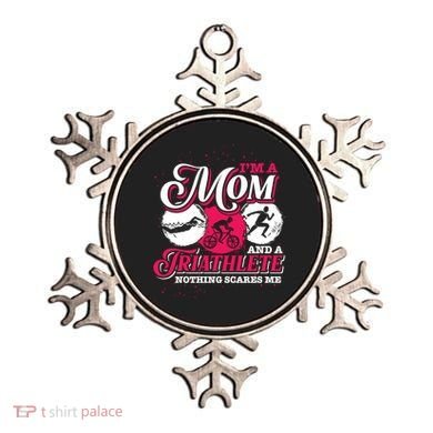 Im A Mom And A Triathlete Triathlon Cute Gift Ornament