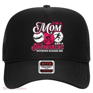 Im A Mom And A Triathlete Triathlon Cute Gift Hat