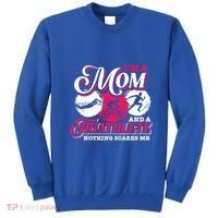 Im A Mom And A Triathlete Triathlon Cute Gift Sweatshirt thumb 0