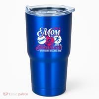 Im A Mom And A Triathlete Triathlon Cute Gift Tumbler thumb 0