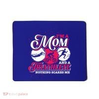 Im A Mom And A Triathlete Triathlon Cute Gift Mousepad thumb 0