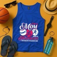 Im A Mom And A Triathlete Triathlon Cute Gift Tank Top thumb 4