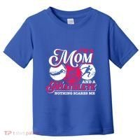Im A Mom And A Triathlete Triathlon Cute Gift Toddler T-Shirt thumb 0
