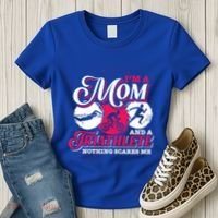 Im A Mom And A Triathlete Triathlon Cute Gift Women's T-Shirt thumb 3